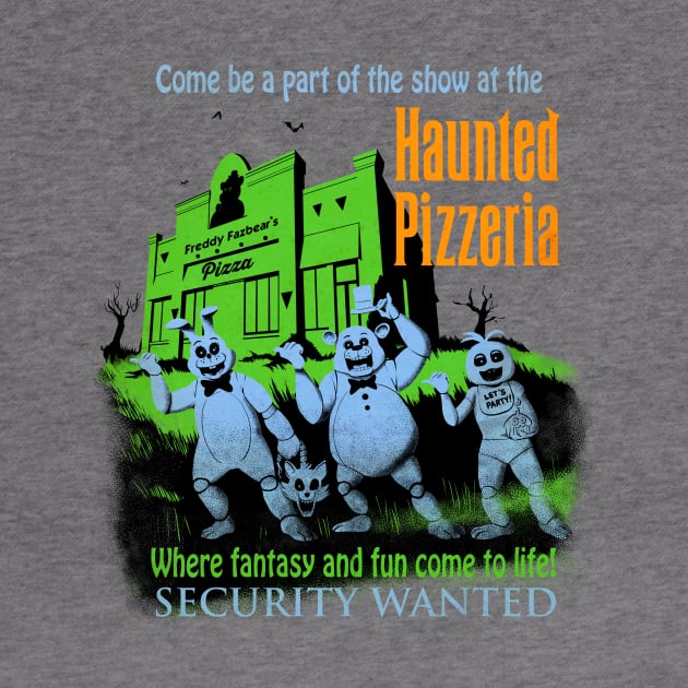 The Haunted Pizzeria by Ninjaink